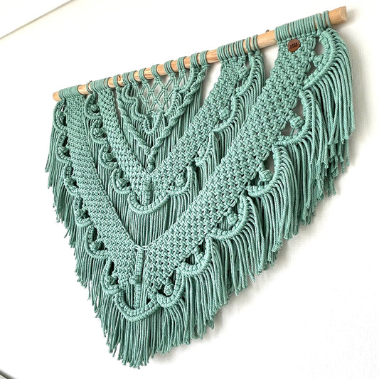mural de macrame