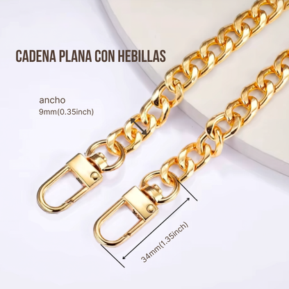 Cadena Dorada para Bolso 60 cm | Correa Metálica Desmontable