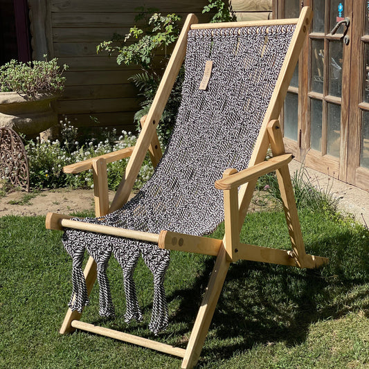 Reposera Black & White