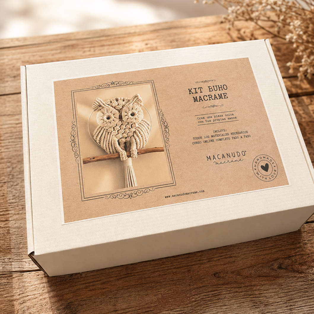 Kit Buho en Macrame | Materiales + Curso Completo Paso a Paso
