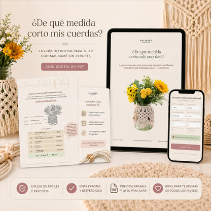 Guía de Cálculo de Largo de Cuerdas (PDF descargable) + Calculadora Digital