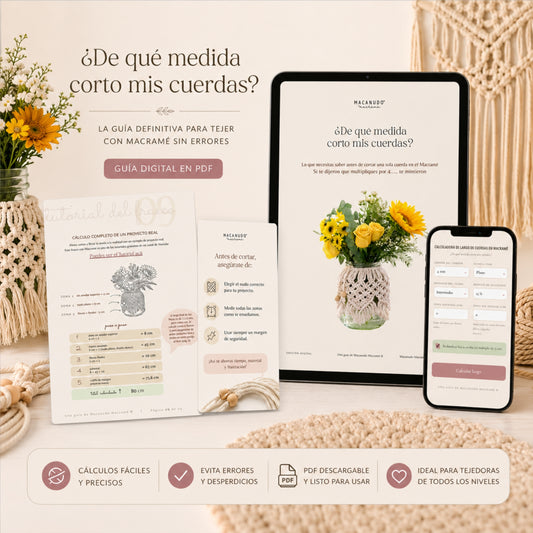 Guía de Cálculo de Largo de Cuerdas (PDF descargable) + Calculadora Digital