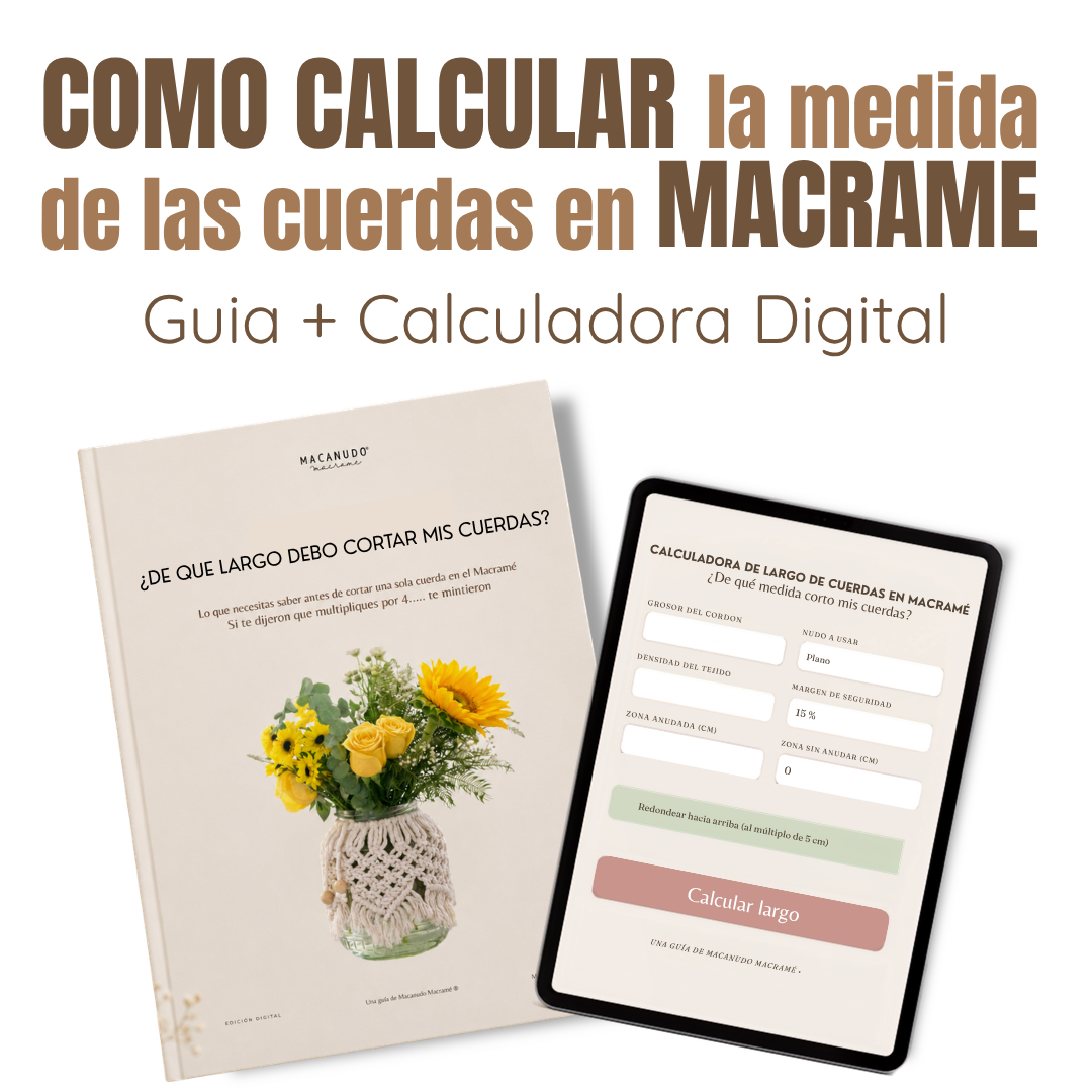 Guía de Cálculo de Largo de Cuerdas (PDF descargable) + Calculadora Digital