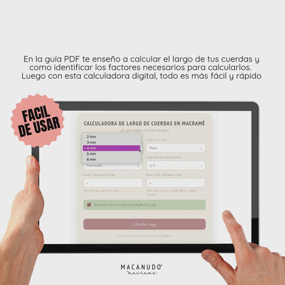 Guía de Cálculo de Largo de Cuerdas (PDF descargable) + Calculadora Digital
