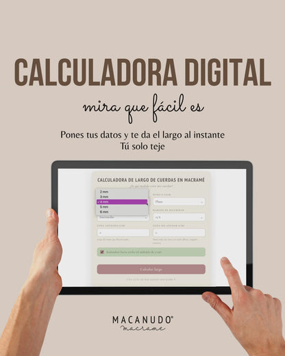 Guía de Cálculo de Largo de Cuerdas (PDF descargable) + Calculadora Digital