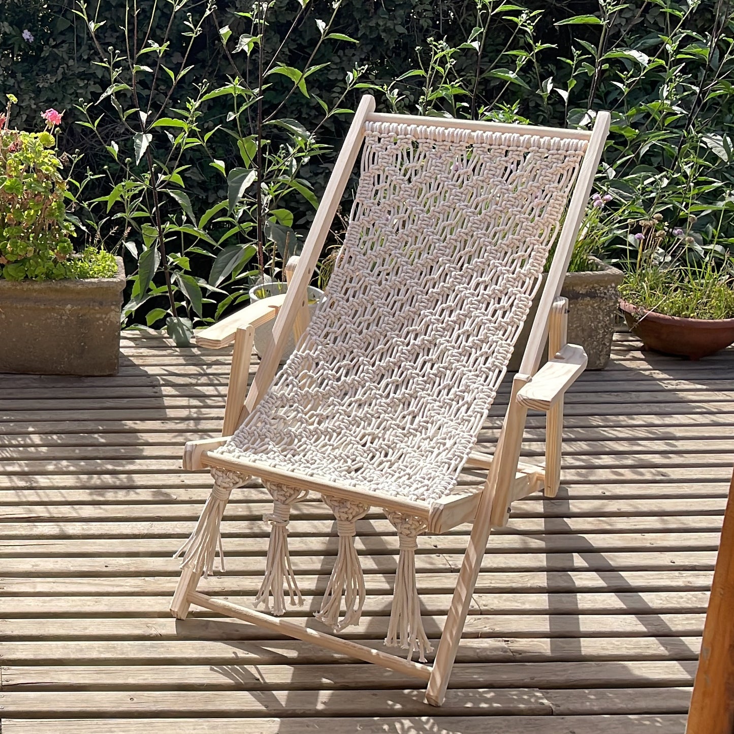 Kit Reposera en Macrame / Materiales + Curso Online